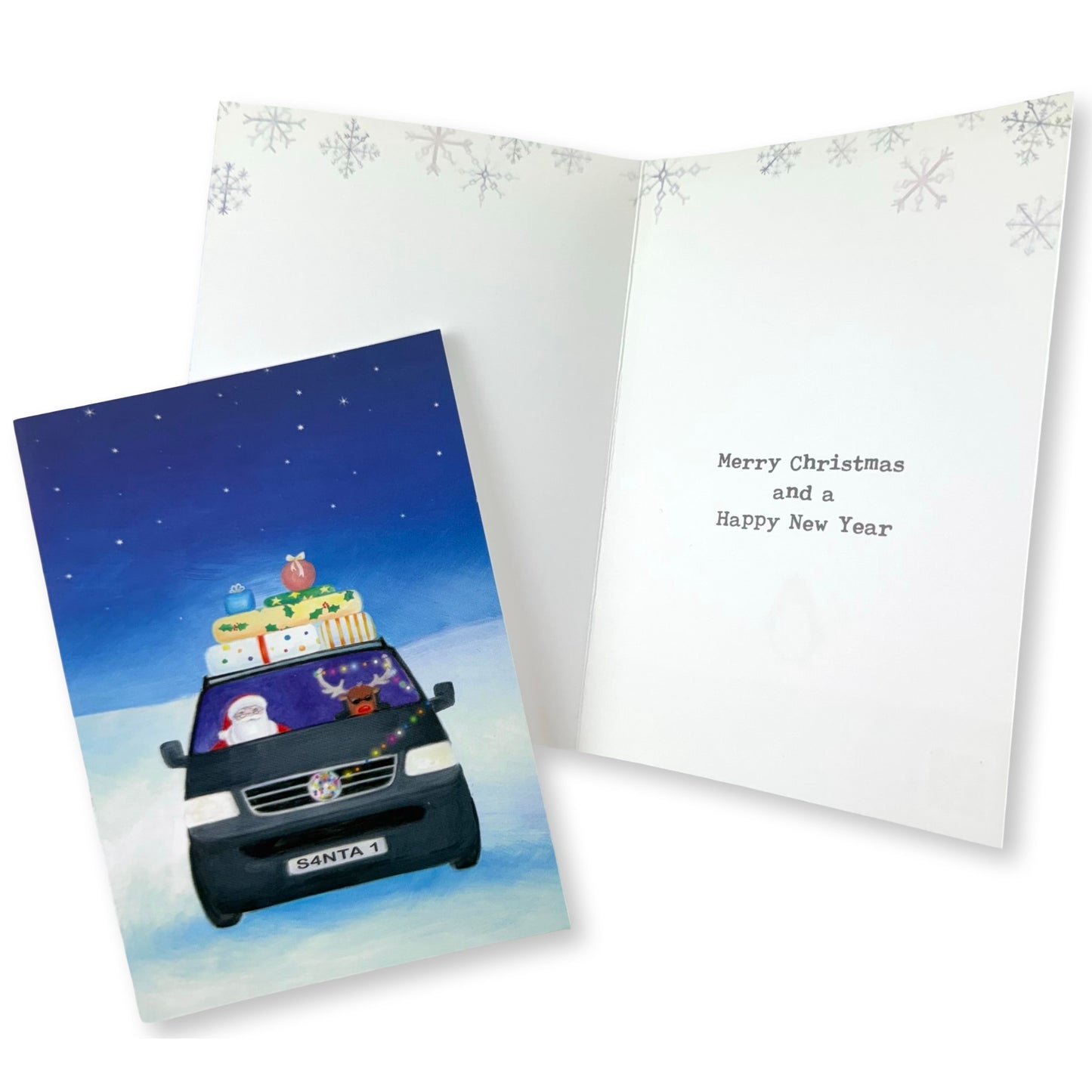 T5 camper van Christmas card