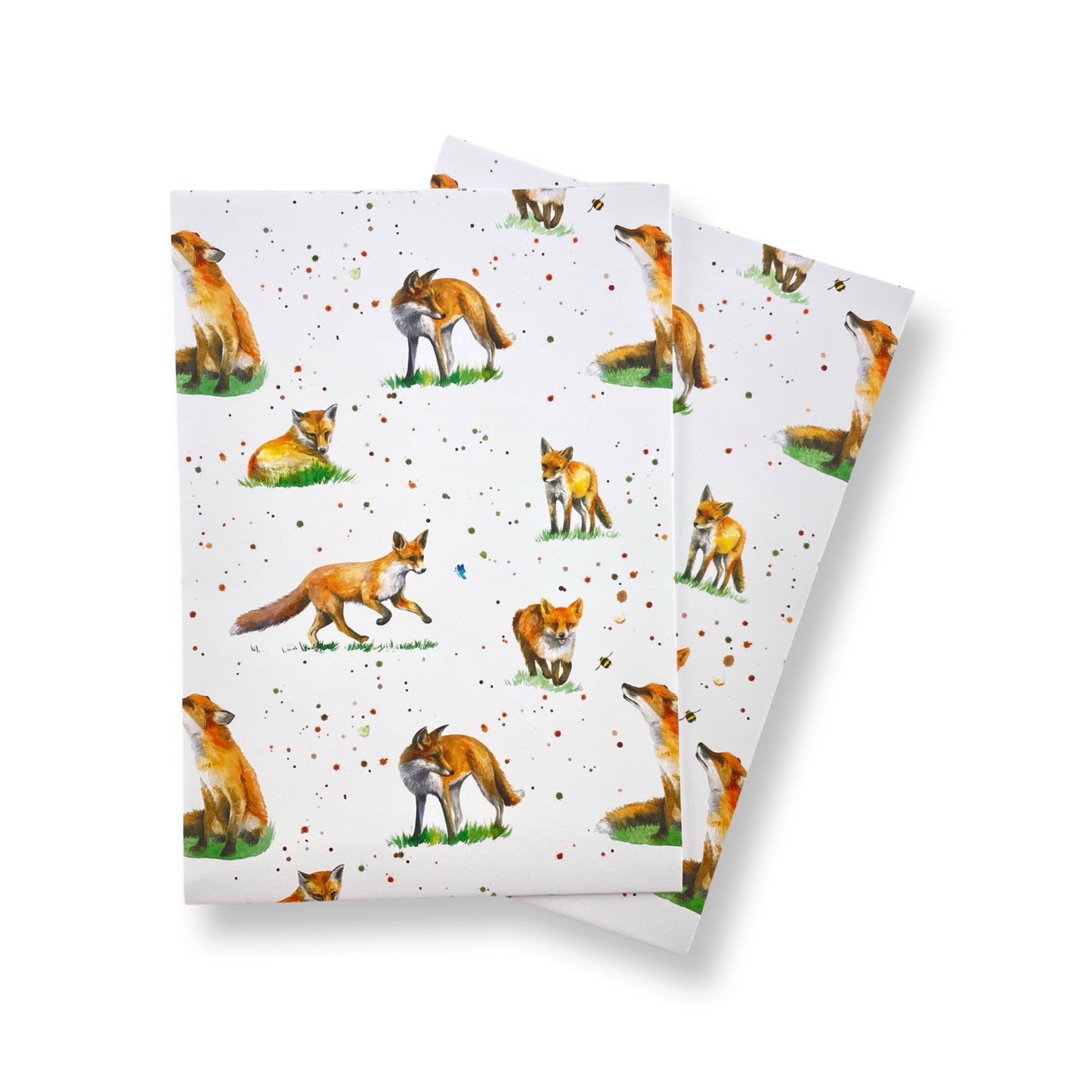 Fox Wrapping Paper and Tags