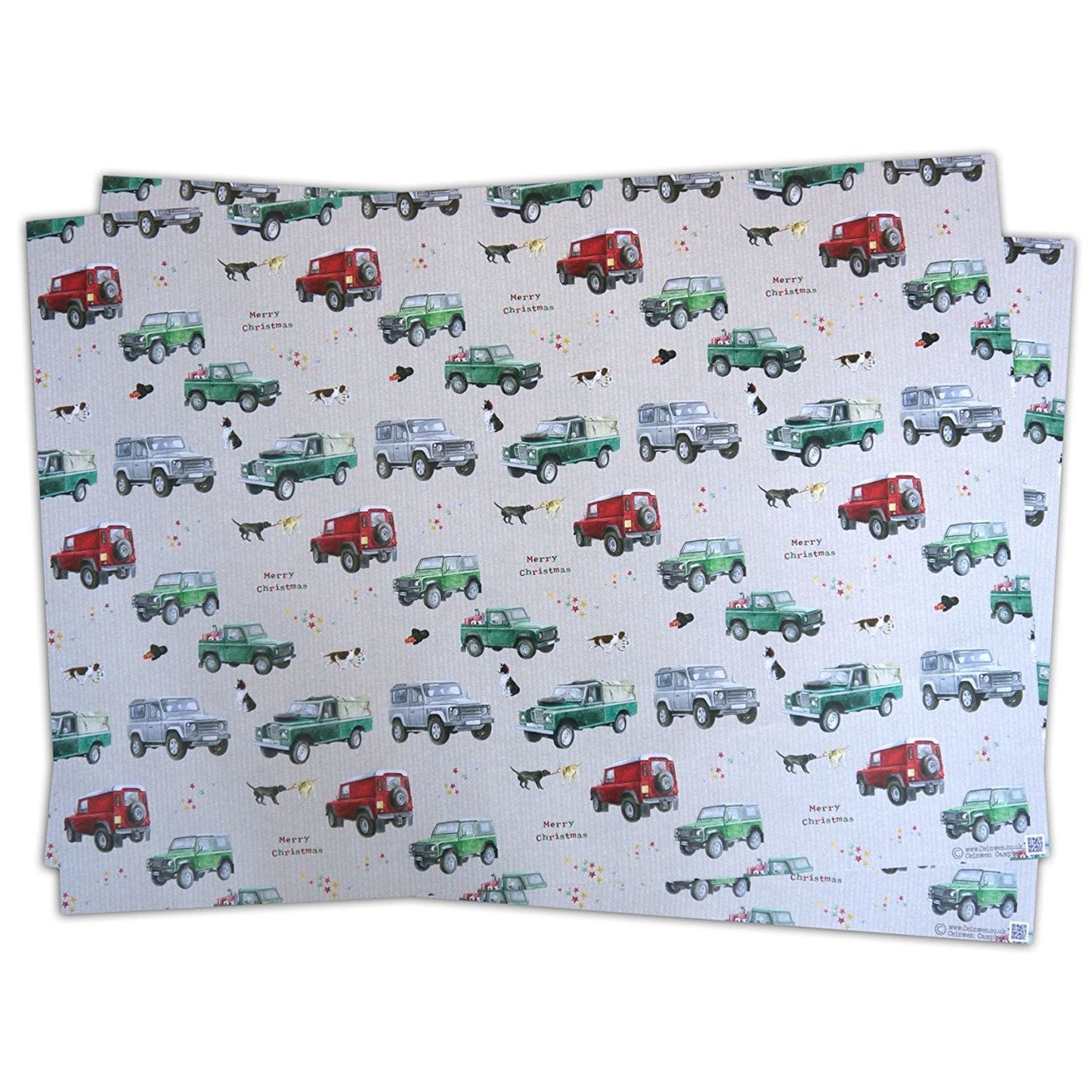 Defender Off Roader 4 x 4 Christmas Wrapping Paper