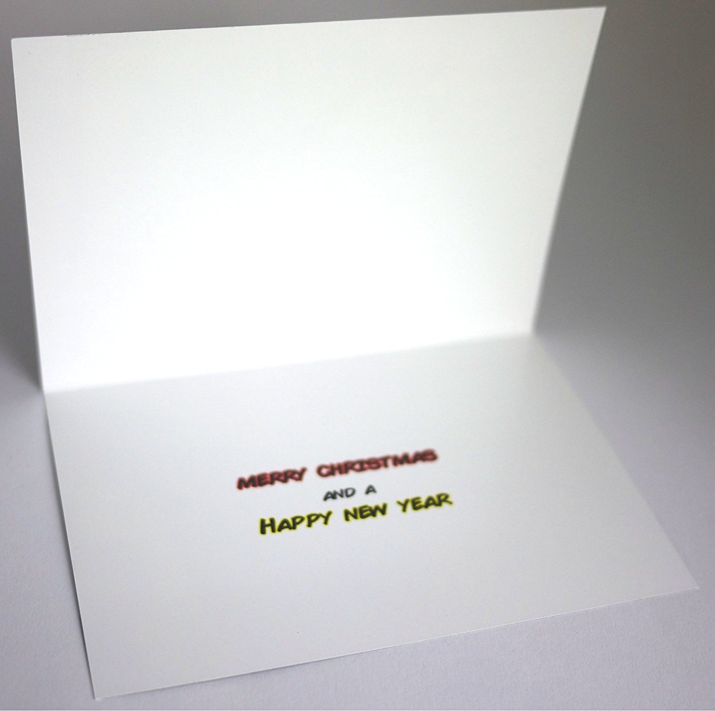 Mini Cooper classic car inspired pop art Christmas cards pack of 10 single design