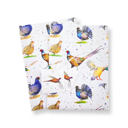 Game Bird Wrapping Paper and Tags