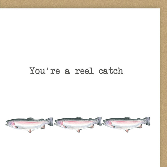 reel catch fish pun by Ceinwen Campbell