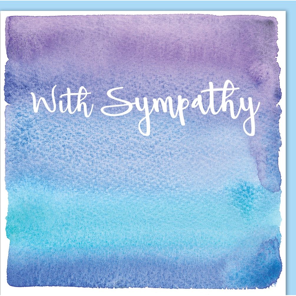 With Sympathy Card by Ceinwen Campbell