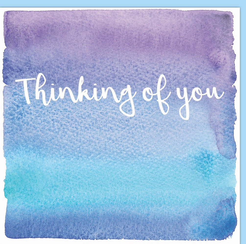 Thinking of you sympathy card by Ceinwen Campbell