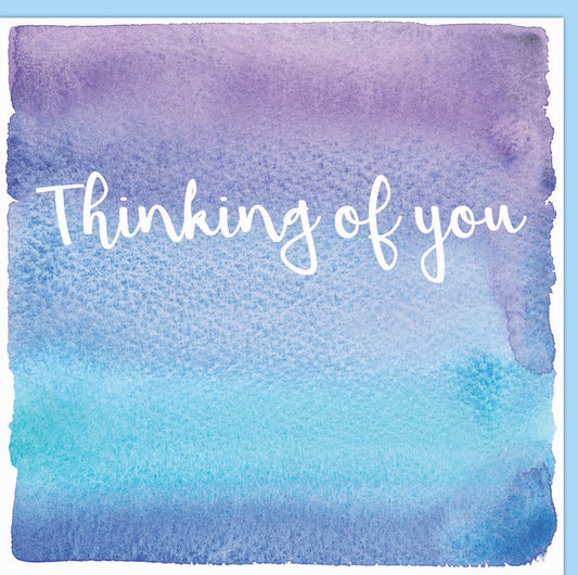 Thinking of you sympathy card by Ceinwen Campbell
