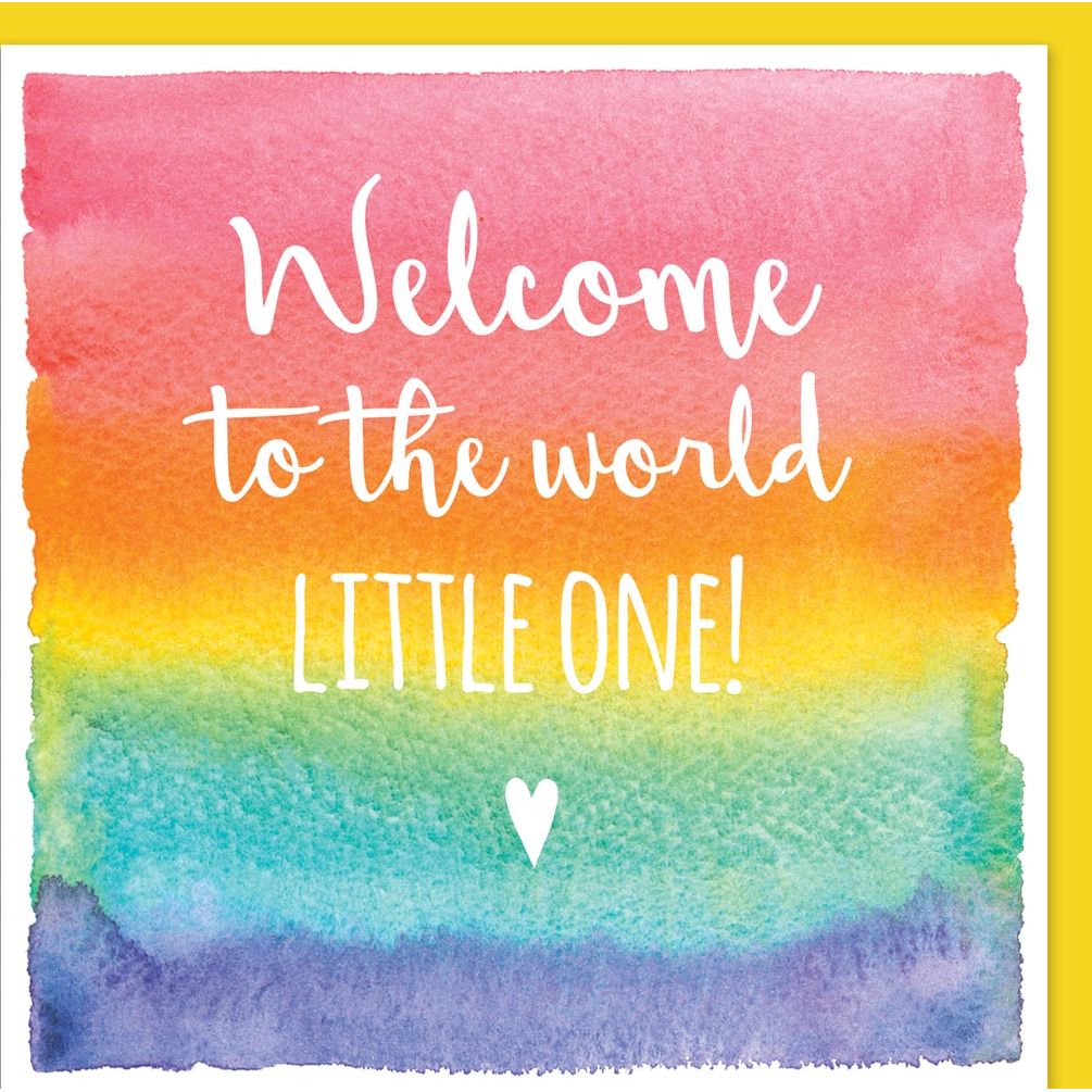 New baby gender neutral greetings card by Ceinwen Campbell