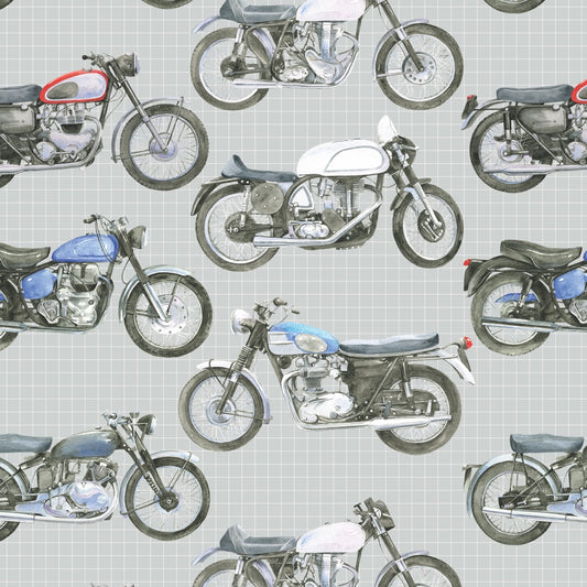 Motorbike Wrapping Paper and Tags