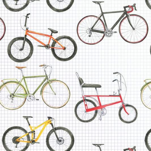 Bike recycled and recyclable gift wrapping