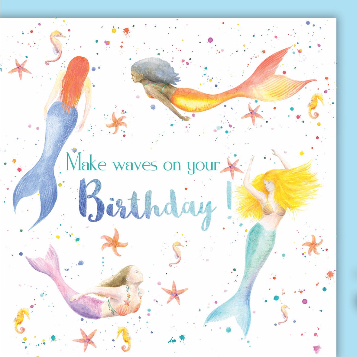Mermaid Birthday Card