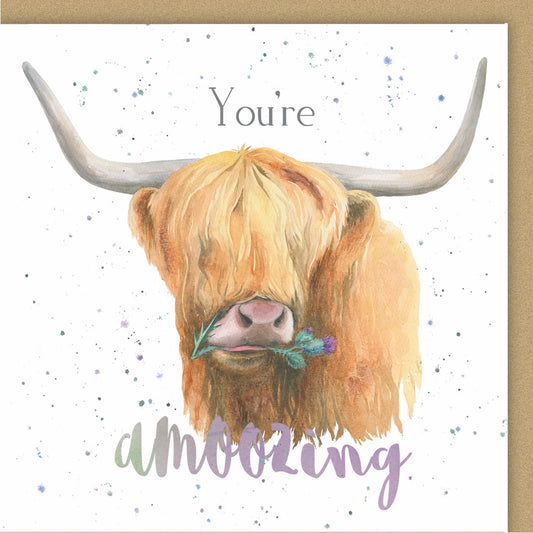 highland cow funny pun Ceinwen Campbell The Arty Penguin