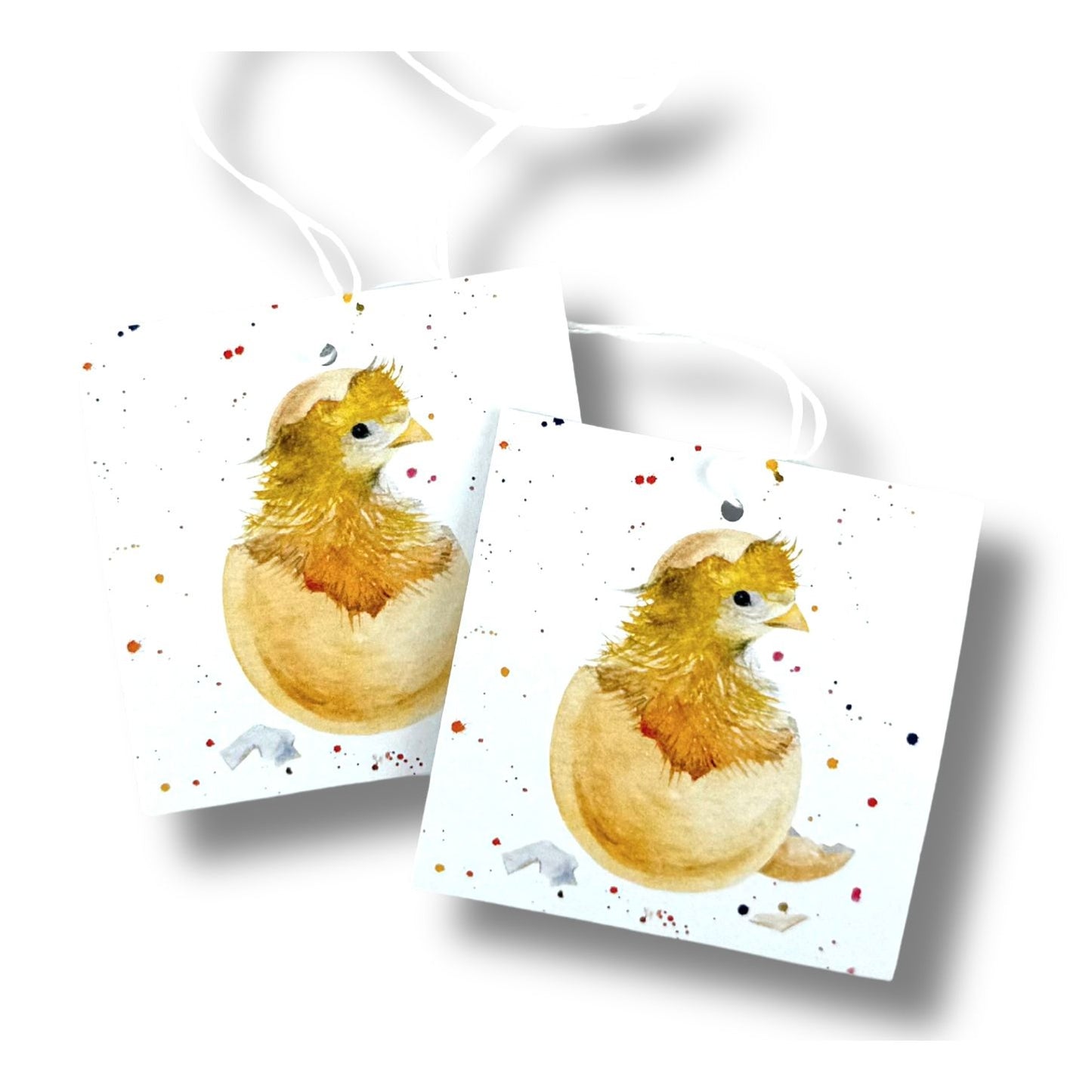 Recycled and recyclable Chicken Wrapping Paper and tags