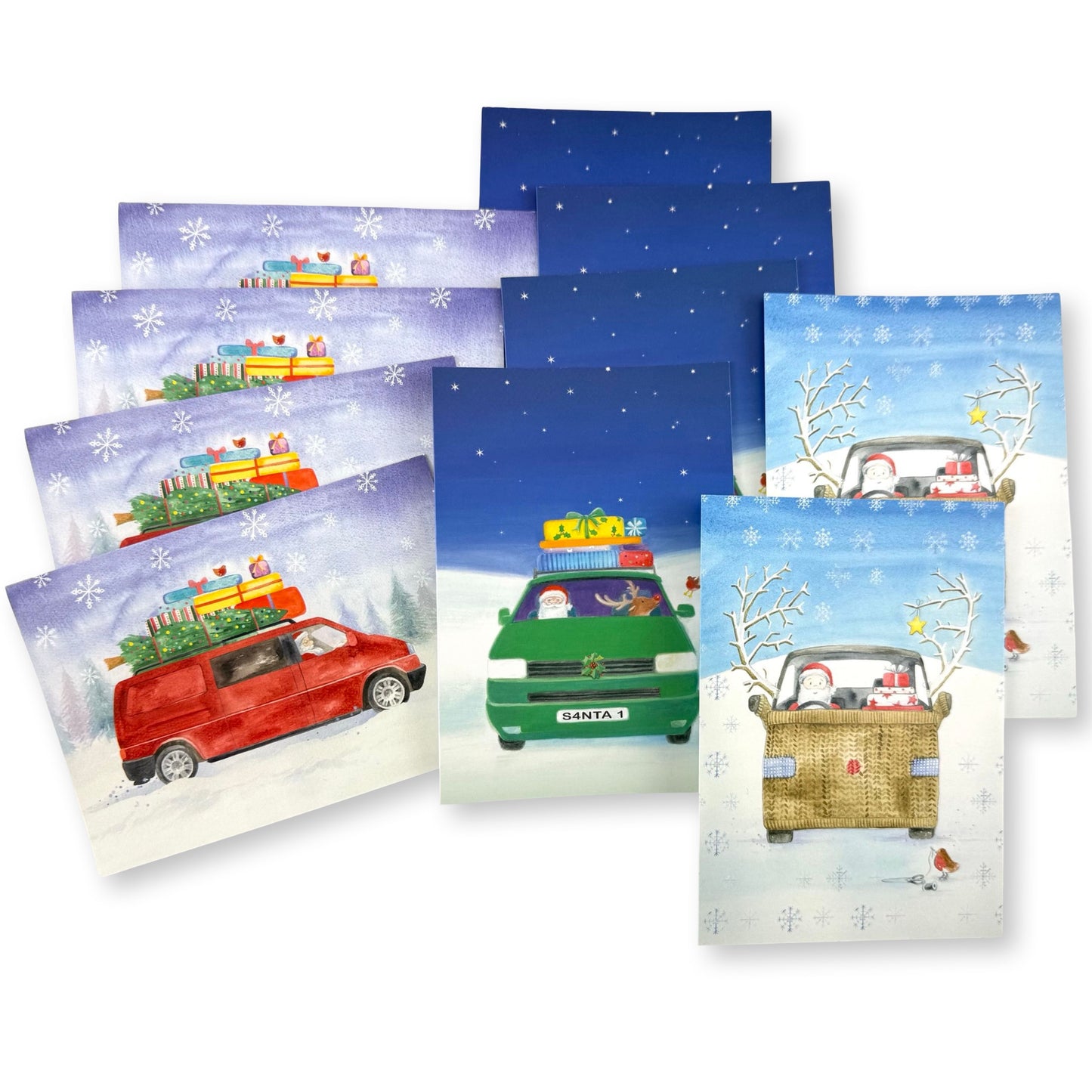T4 camper van Christmas Card 