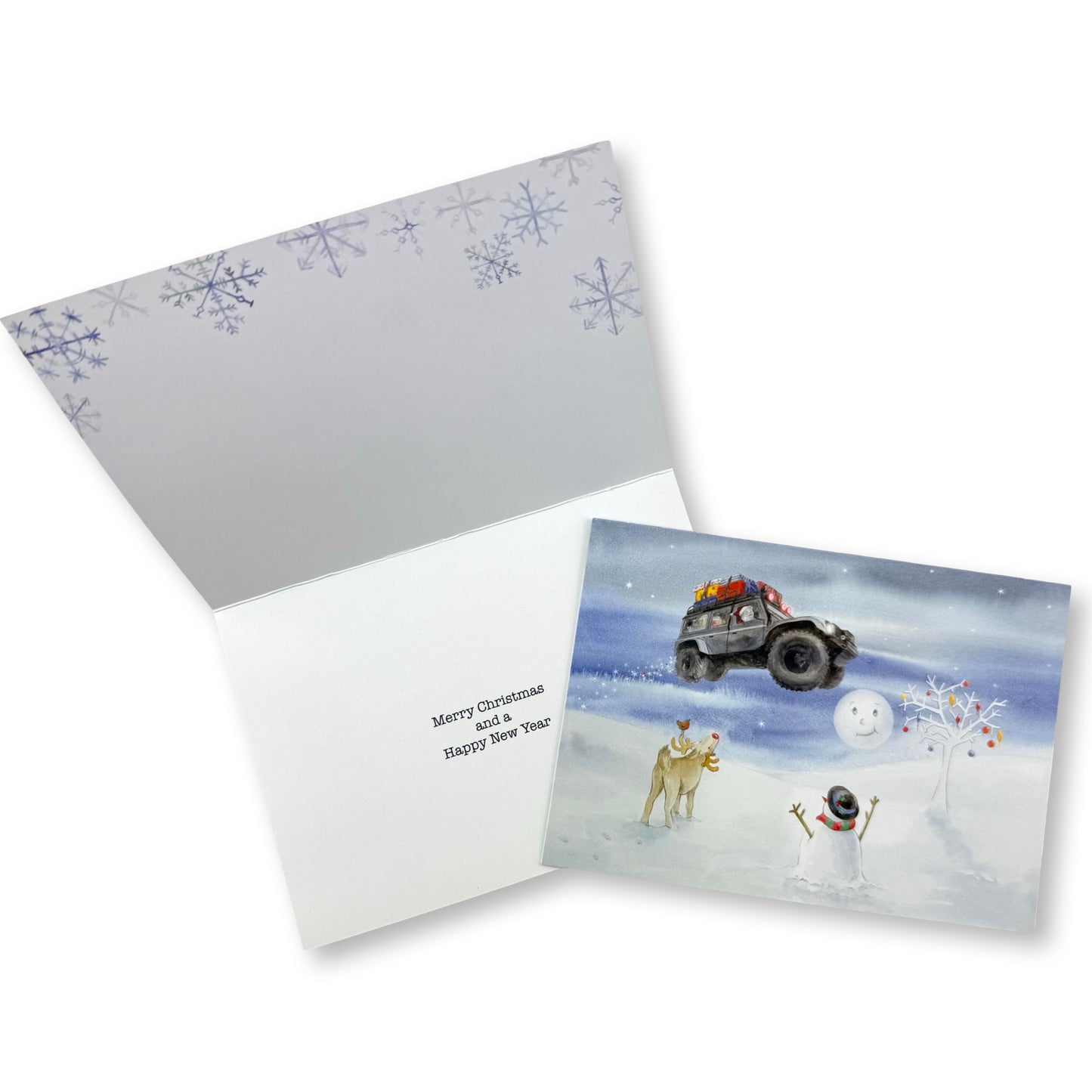 Off Roading 4 x 4 Defender  Christmas Cards: pack of 10