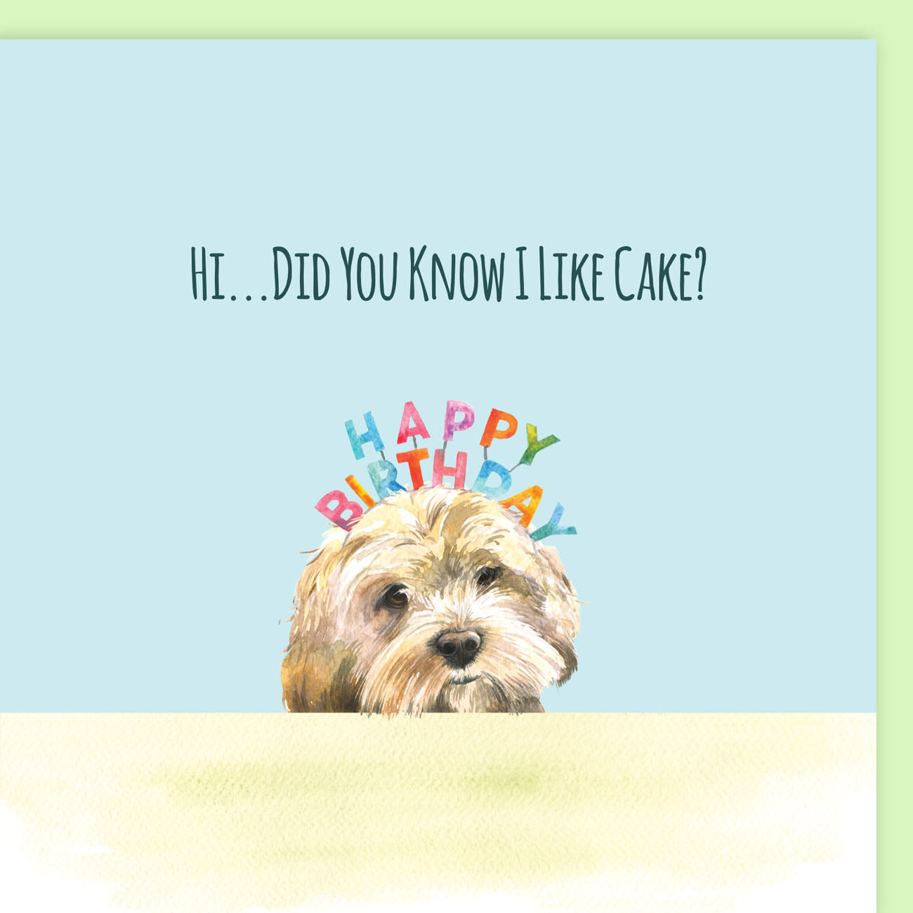 Cockapoo Birthday Card