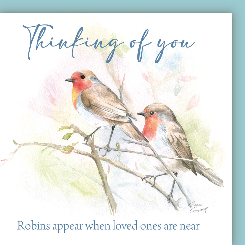 Robin Thinking of You, Robins appear when loved ones are near