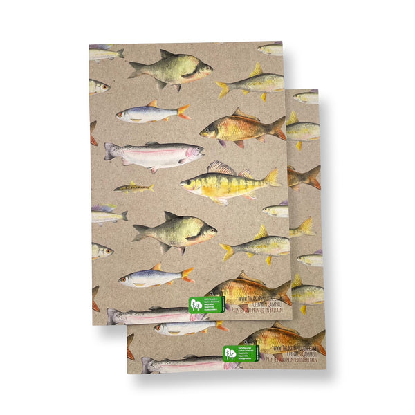 Fish Wrapping Paper and Tags
