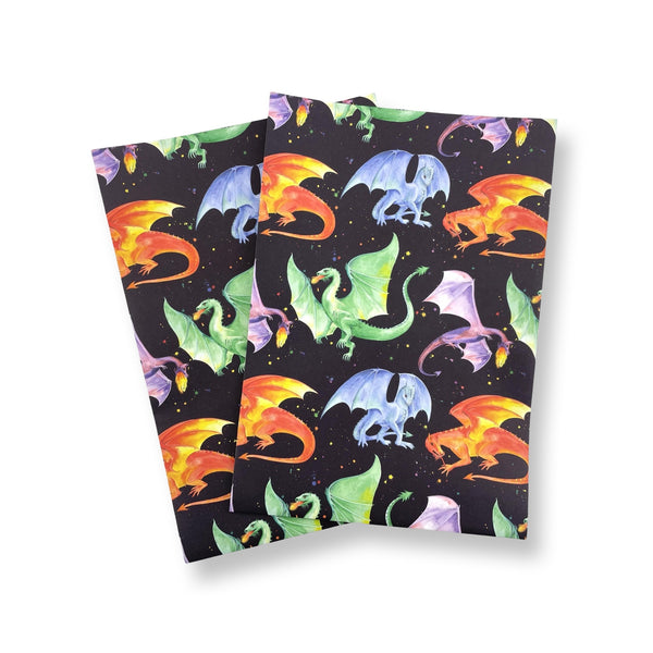Dragon Wrapping Paper and Tags