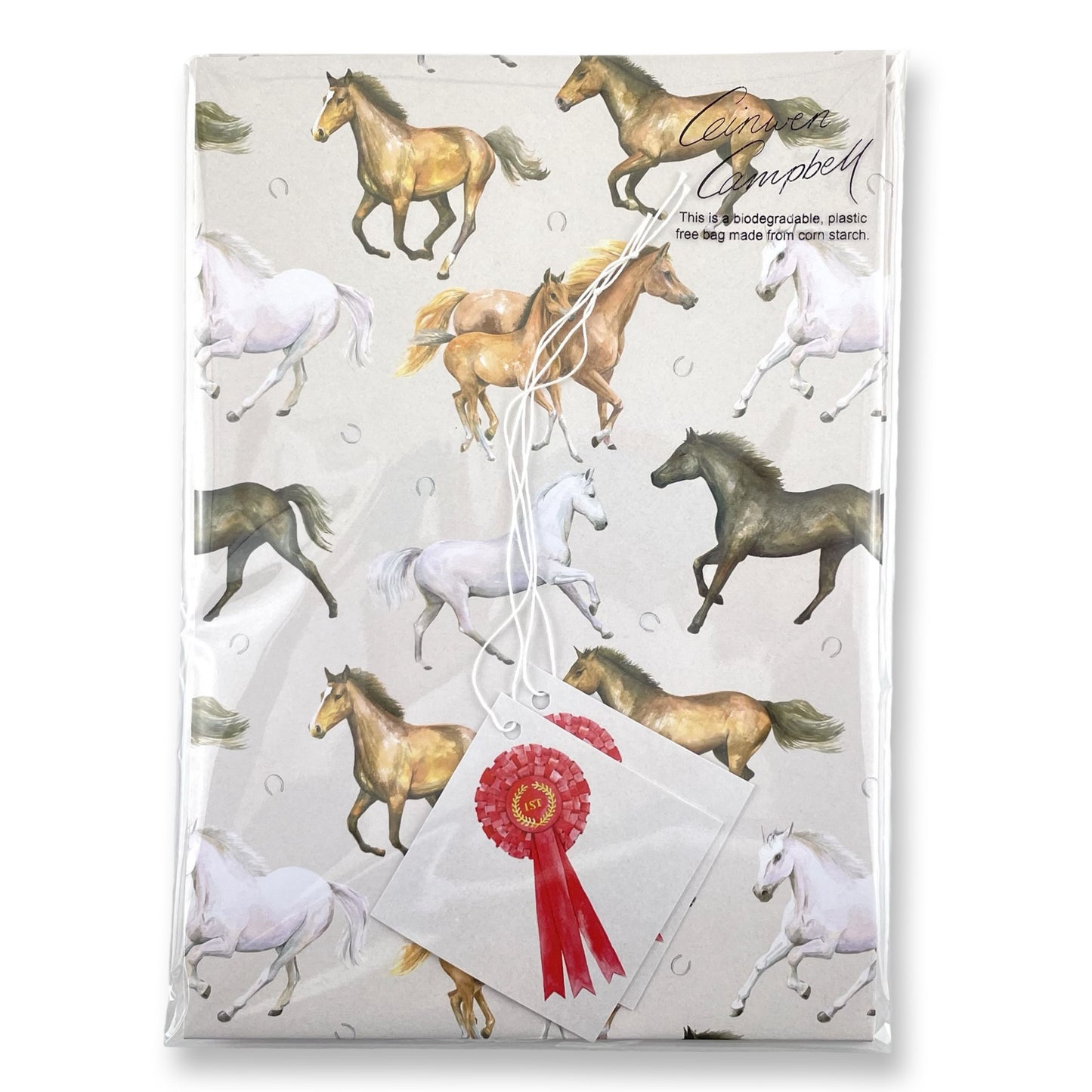 Horses and foal  Wrapping Paper and Tags