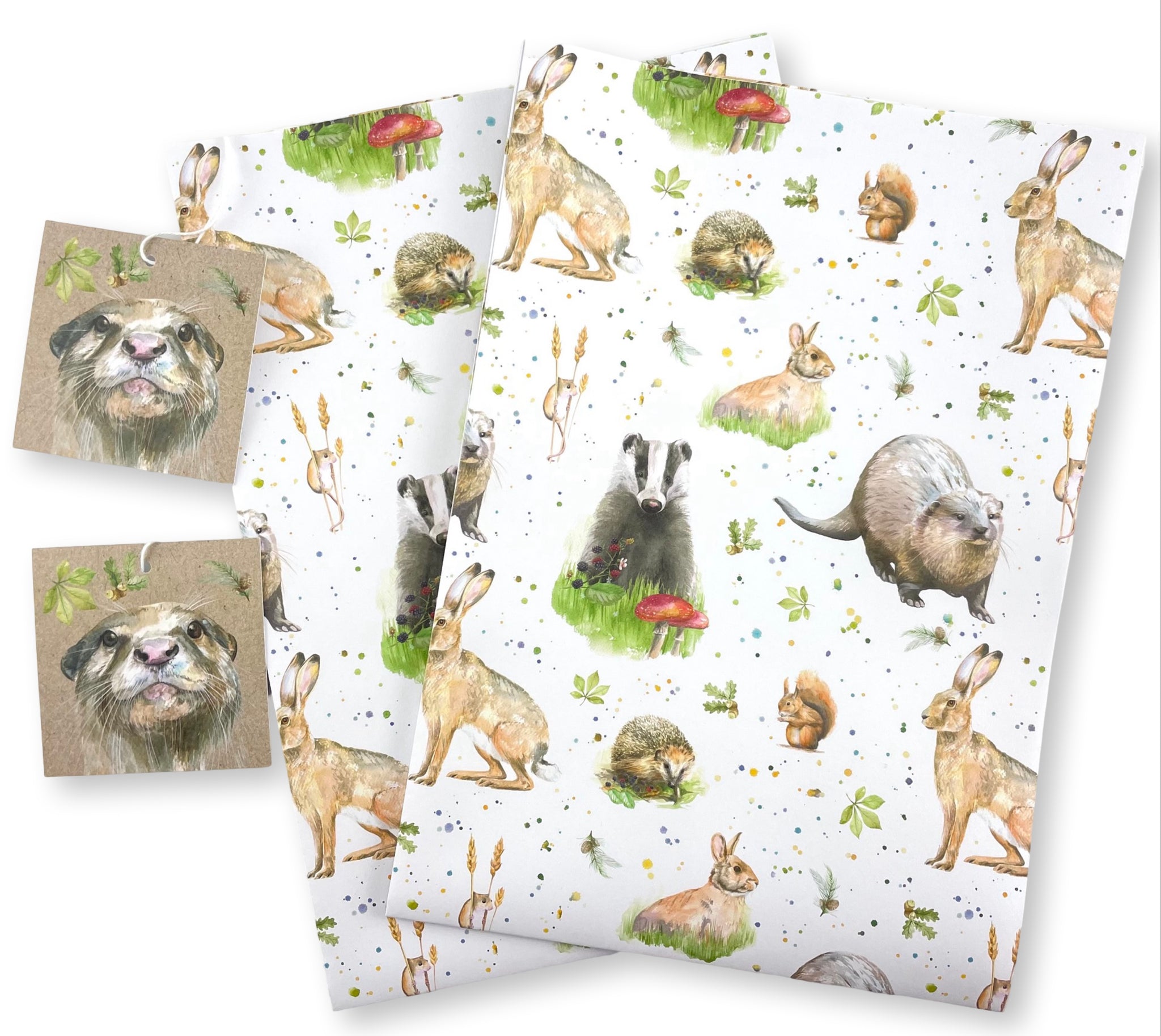 Country Animals Gift Wrapping Paper and Tags *UPDATED*