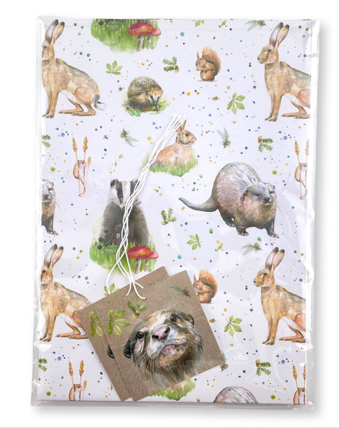 Country Animals Gift Wrapping Paper and Tags *UPDATED*