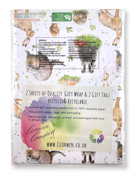 Country Animals Gift Wrapping Paper and Tags *UPDATED*