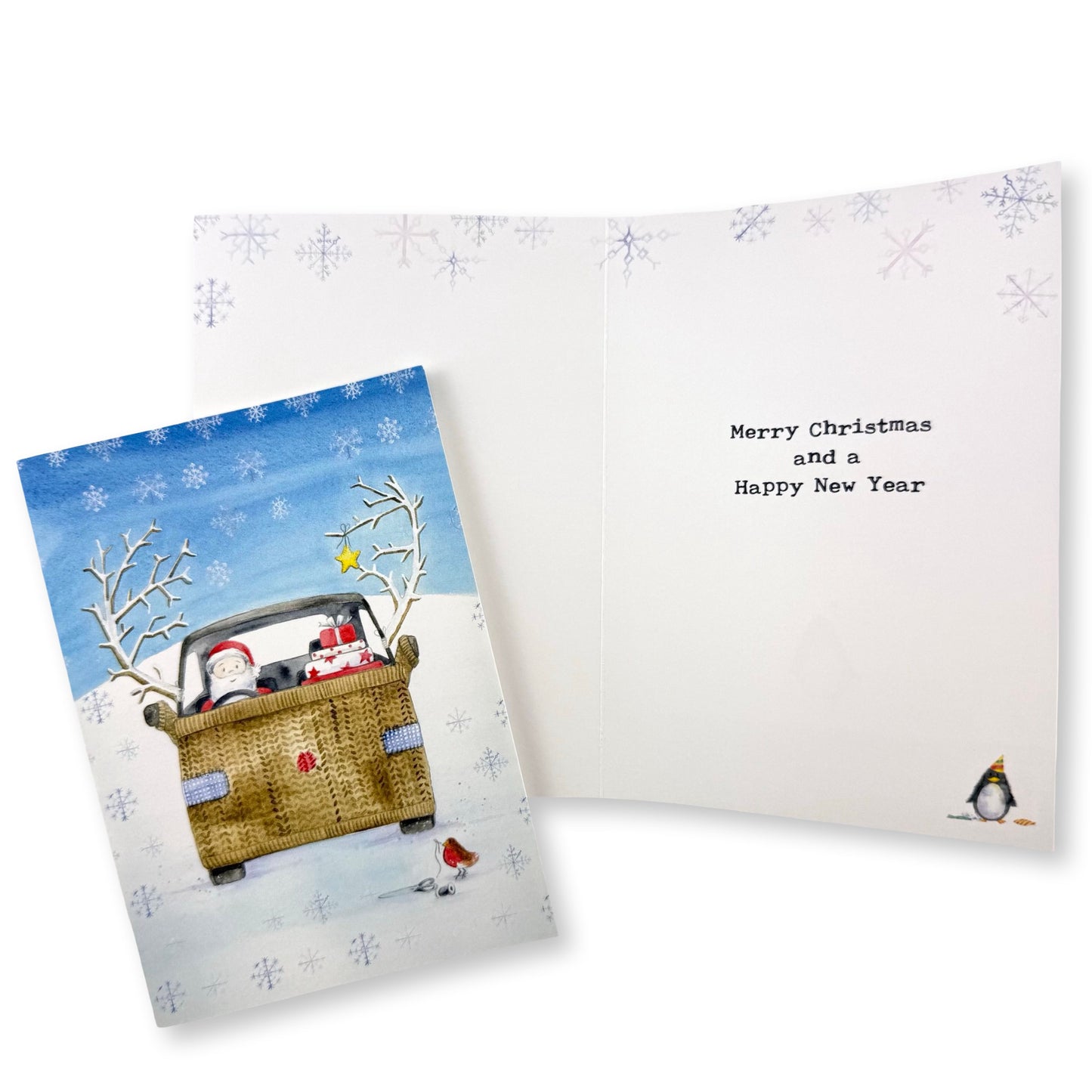T4 camper van Christmas Card 