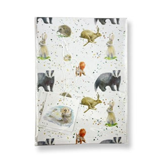 Country Animals Gift Wrapping Paper and Tags