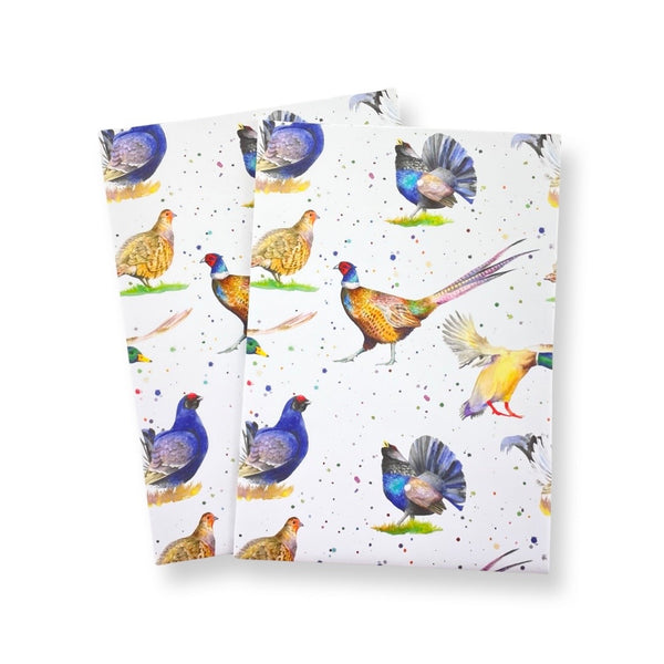 Game Bird Wrapping Paper and Tags