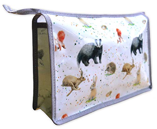 Badger hare squirrel hedgehog wash bag gift 