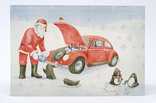 Campervan and car Watercolour collection  Christmas Cards