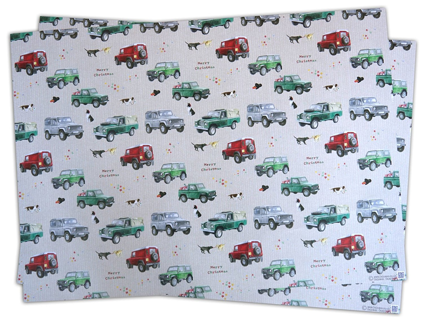 Defender Off Roader 4 x 4  Christmas Wrapping Paper