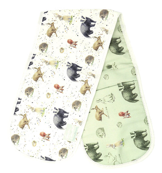 Badger hedgehog squirrel hare rabbit country animals ovengloves Ceinwen Campbell The Arty Penguin 