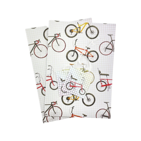 Bicycle Recycled and Recyclable Wrapping Paper