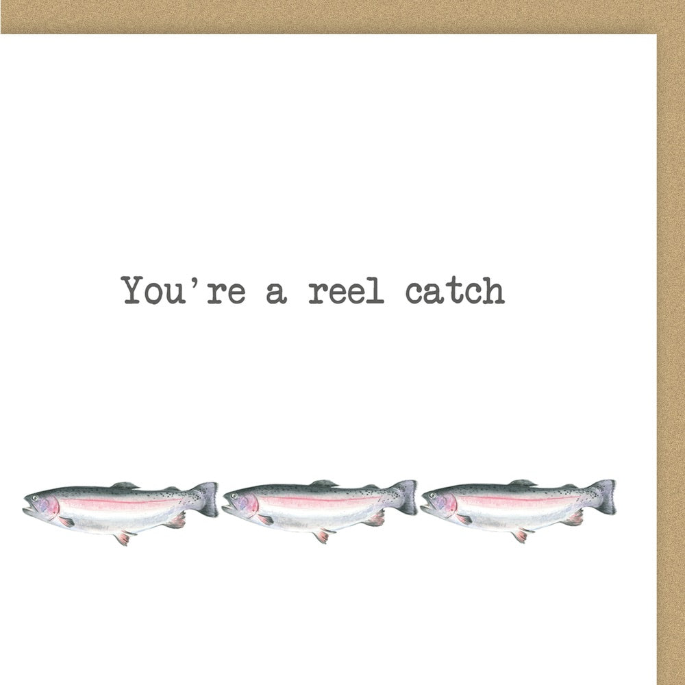 reel catch fish pun by Ceinwen Campbell
