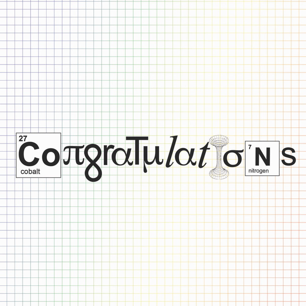congratulations science maths chemistry  physics biology greeting card exam graduation