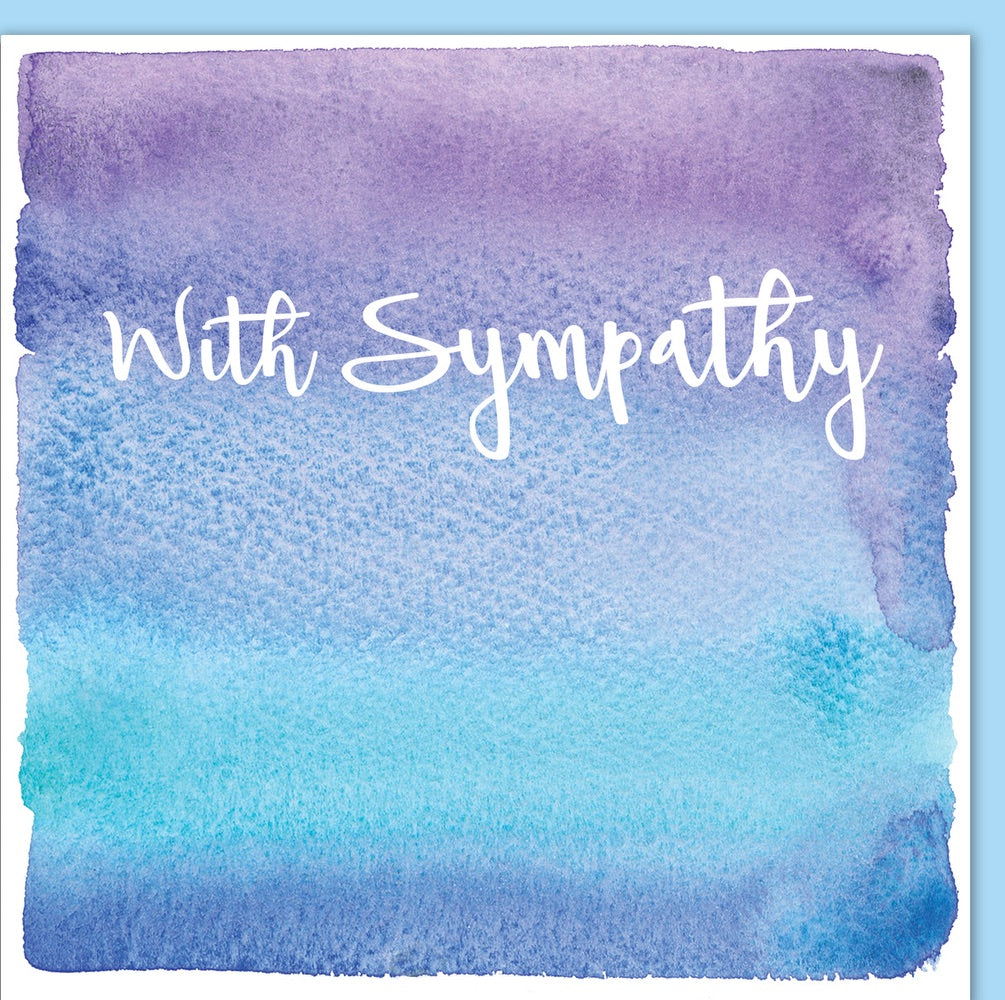 With Sympathy Card by Ceinwen Campbell