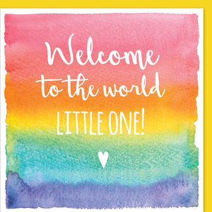 New baby gender neutral greetings card by Ceinwen Campbell 
