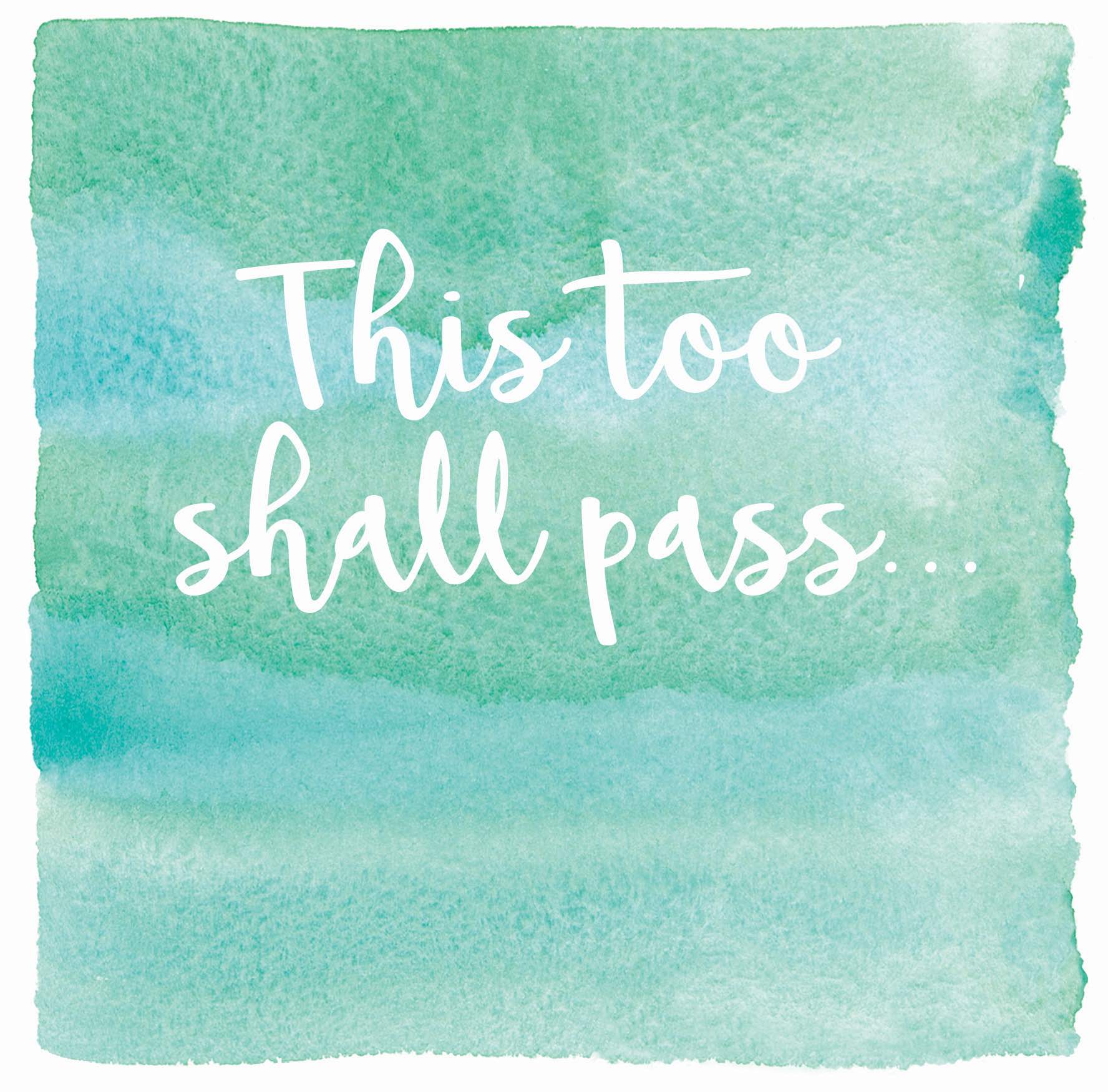 This too shall pass the arty penguin Ceinwen Campbell
