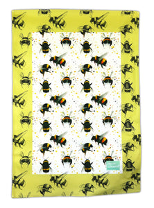 bee gift tea towel Christmas birthday