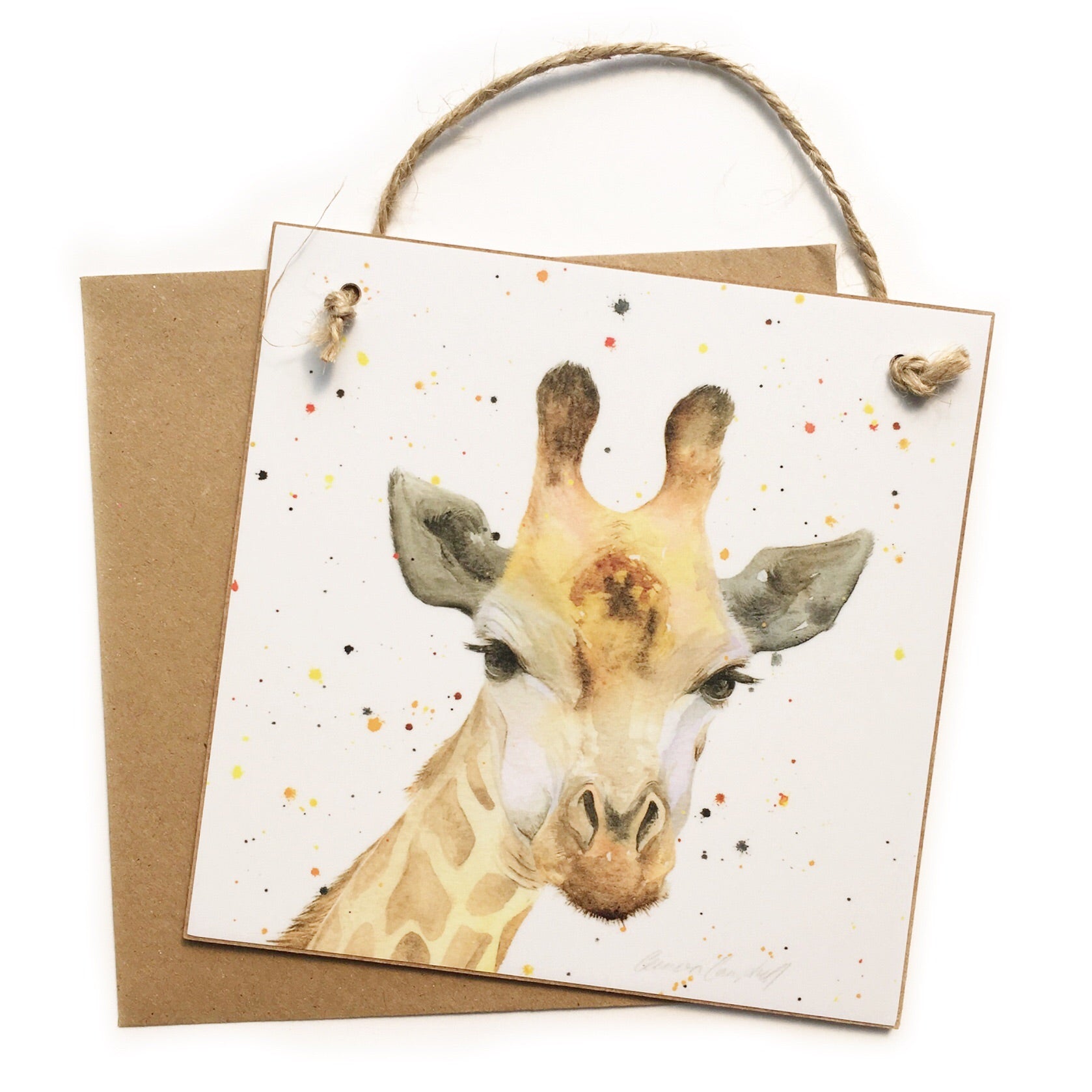 Giraffe Keepsake ‘Card’