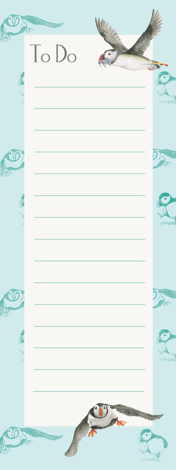Puffin "To Do" Memo Pad