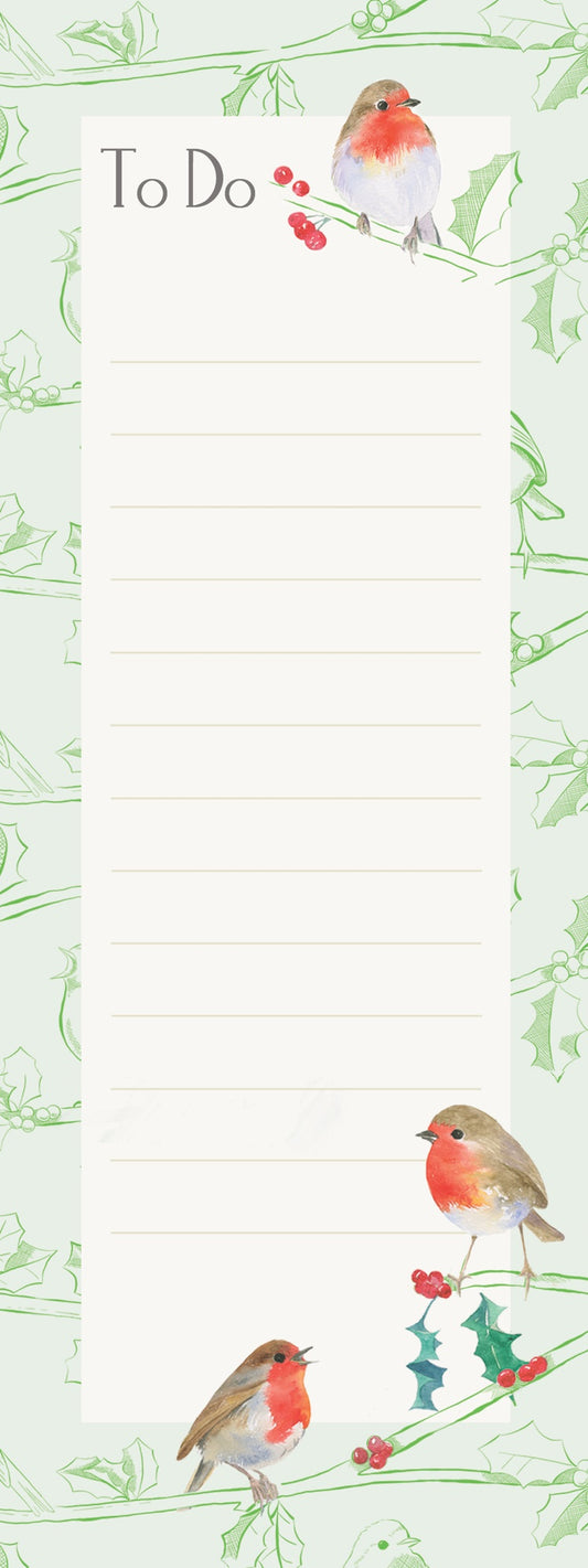 Robin & Holly "To Do" Memo Pad